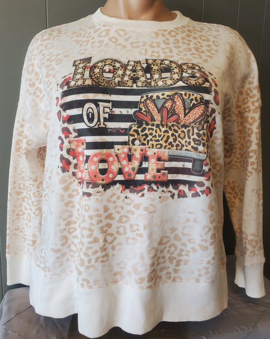 Bleached Loads Of Love Sweater