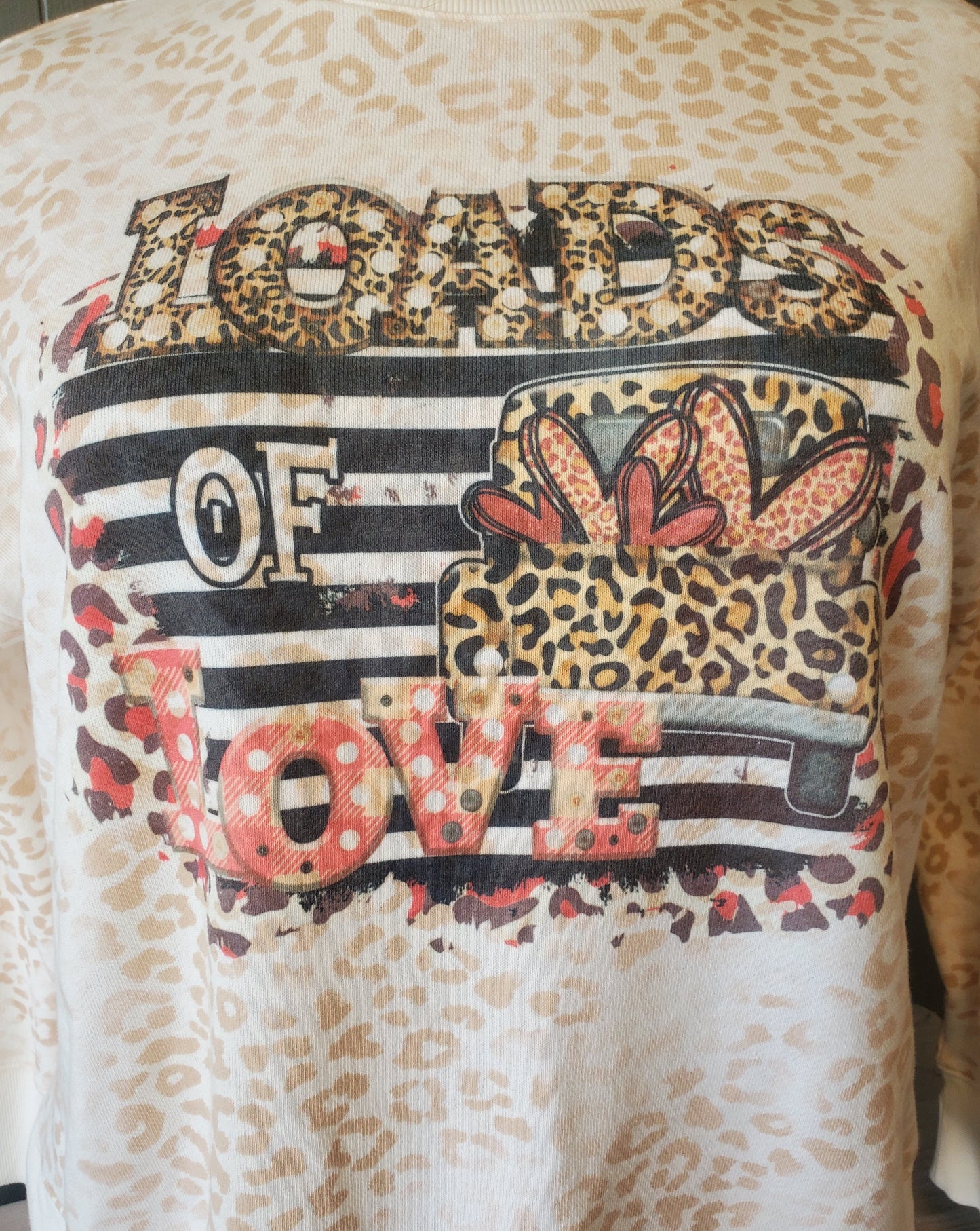 Bleached Loads Of Love Sweater