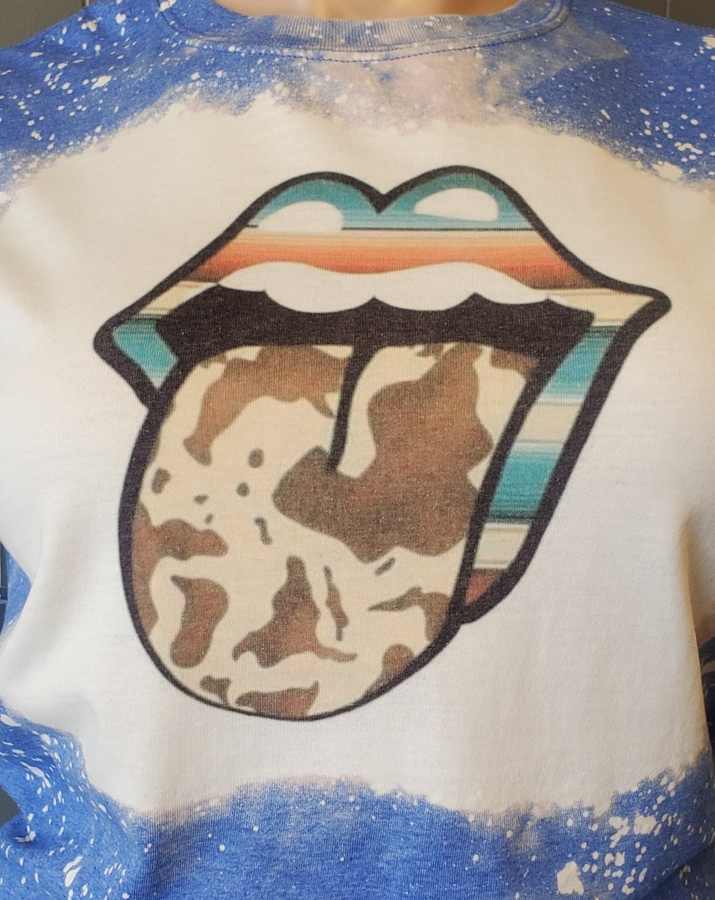 Lips Bleached T-Shirt