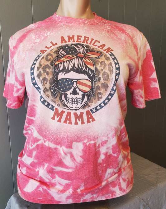 All American Mama Bleached T-Shirt