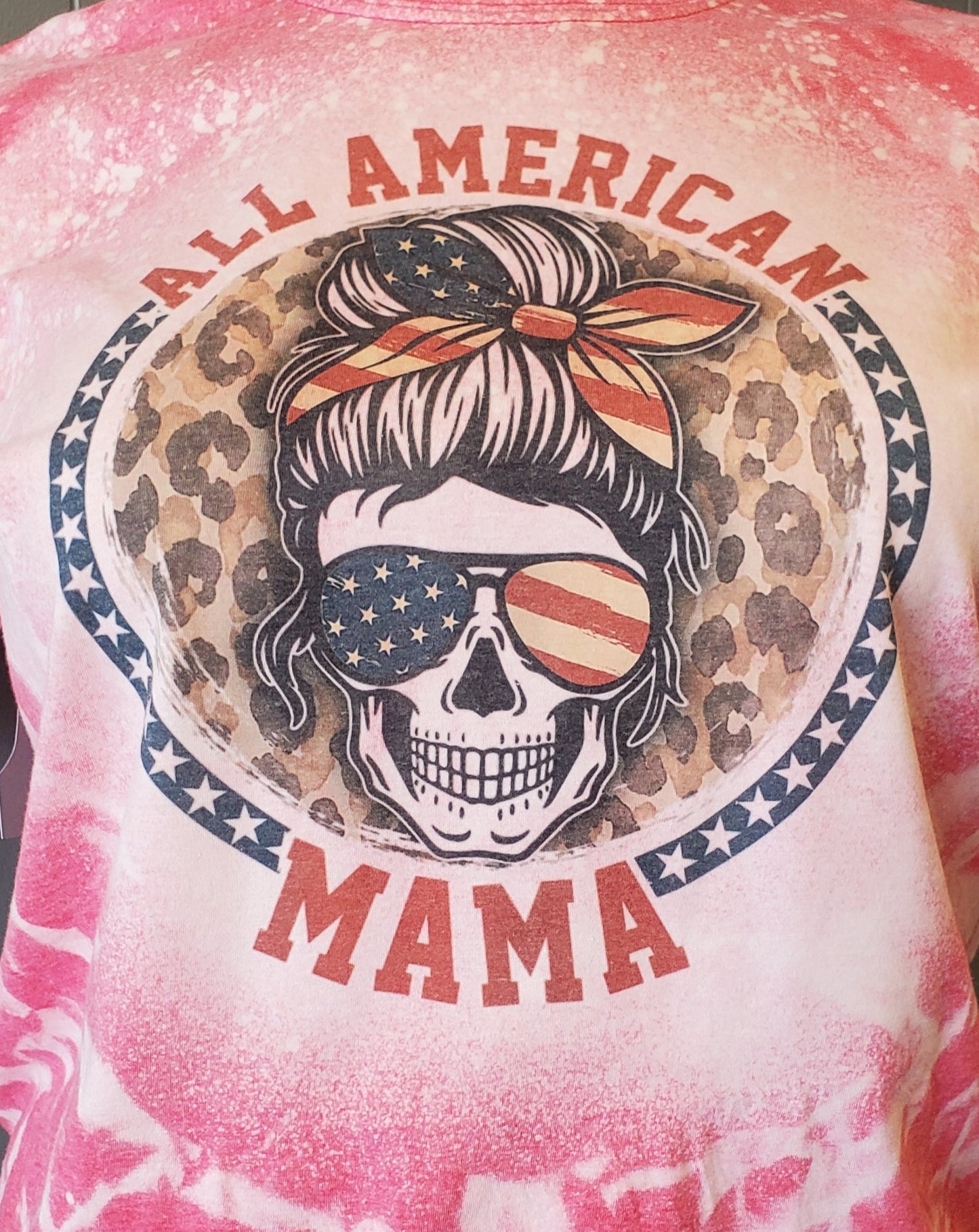 All American Mama Bleached T-Shirt