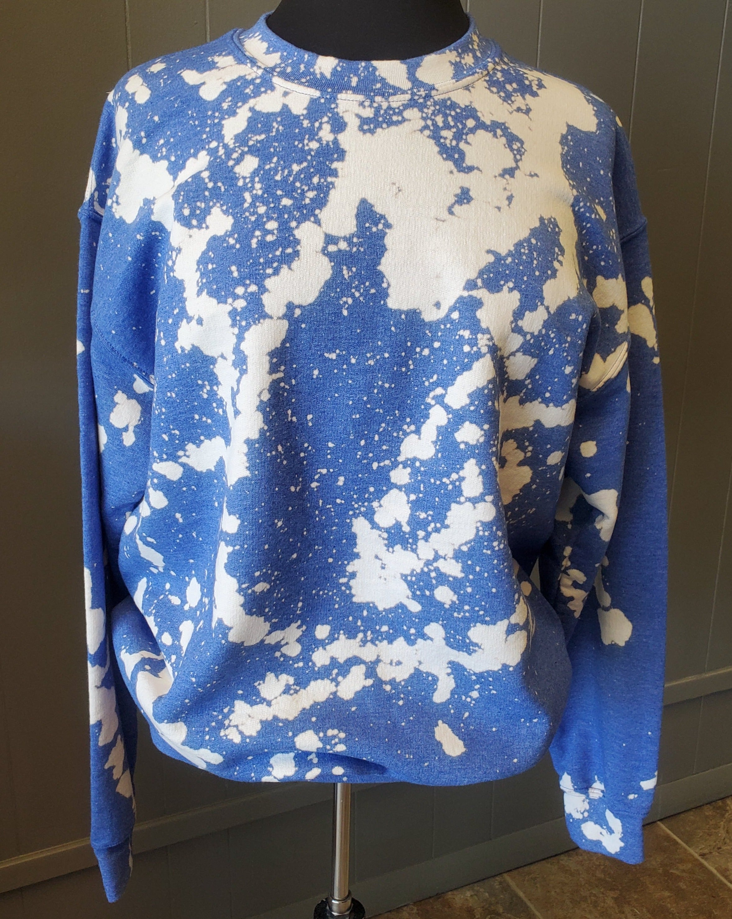 Royal Bleached Sweatshirt Sassi Southern Charm Boutique