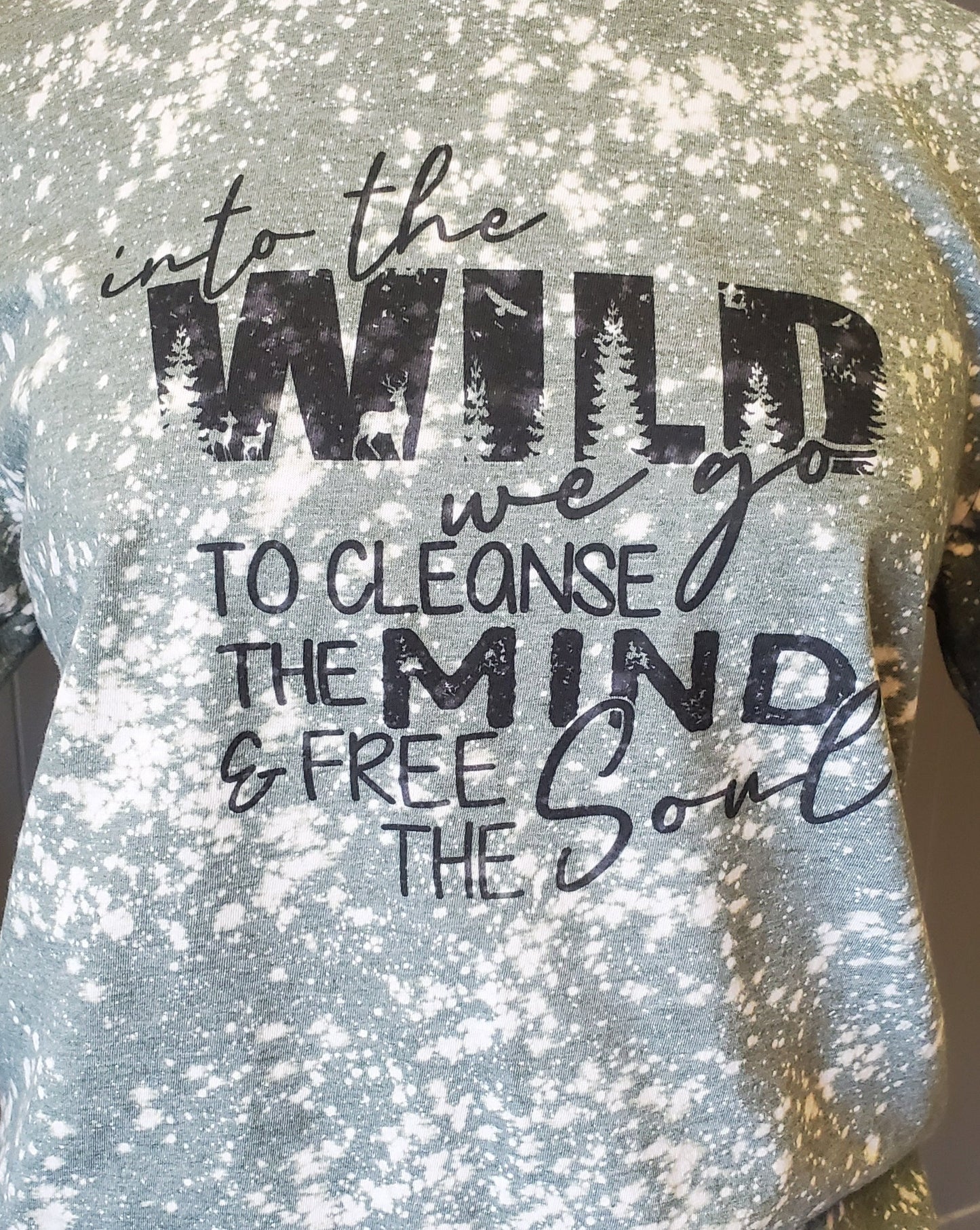 Into The Wild Bleached T-Shirt