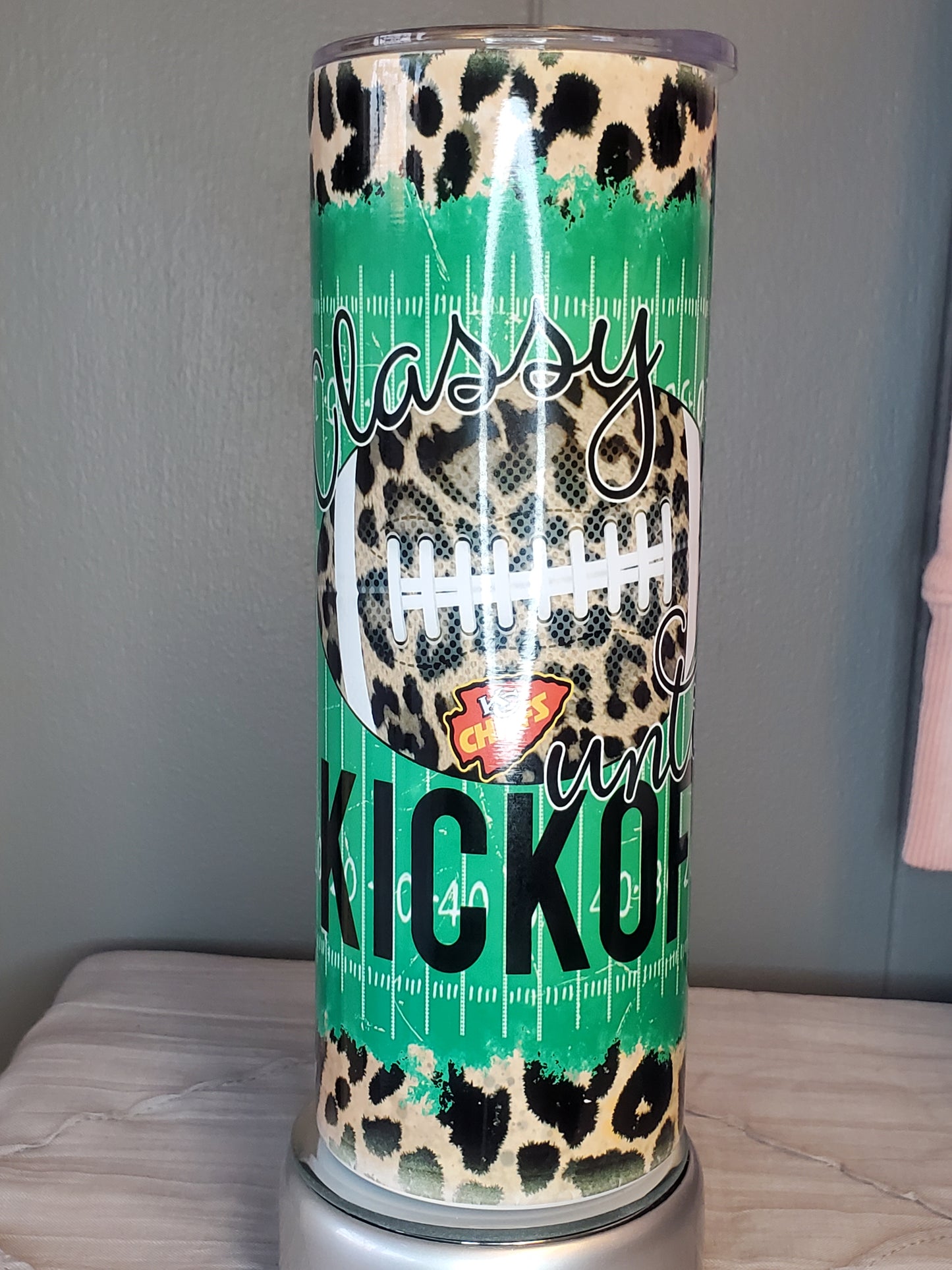 KC Chiefs Classy Until Kickoff Tumbler