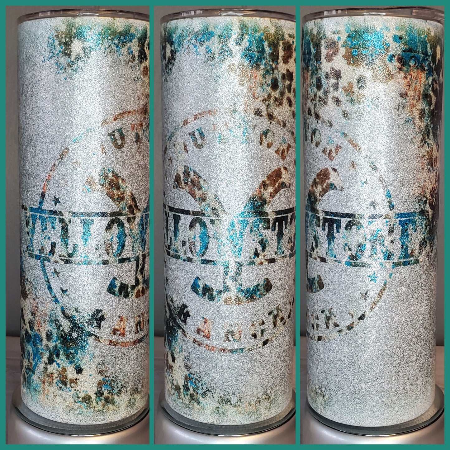 Yellowstone Glitter Tumbler