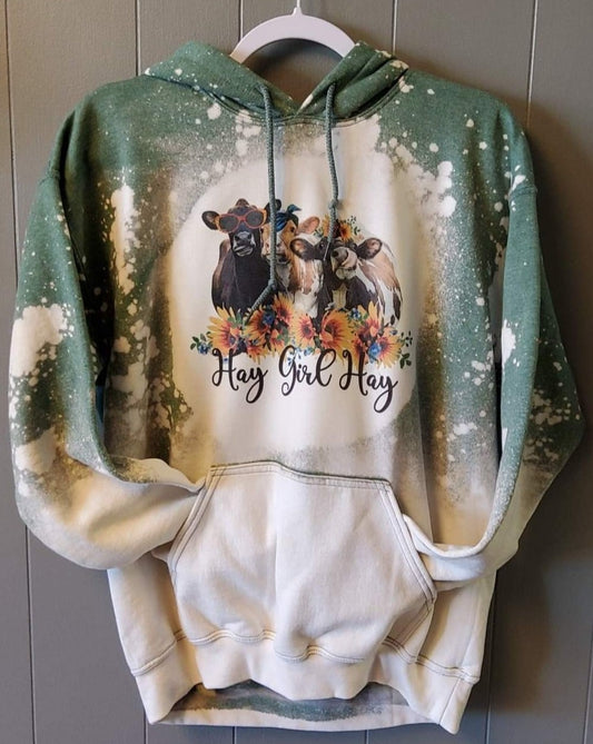 Bleached Hay Girl Hay Hoodie