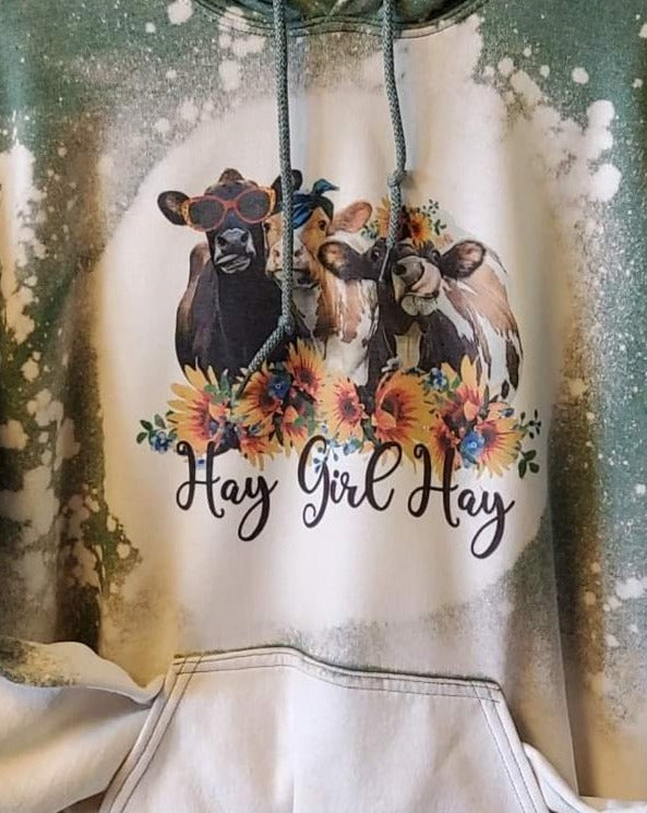 Bleached Hay Girl Hay Hoodie